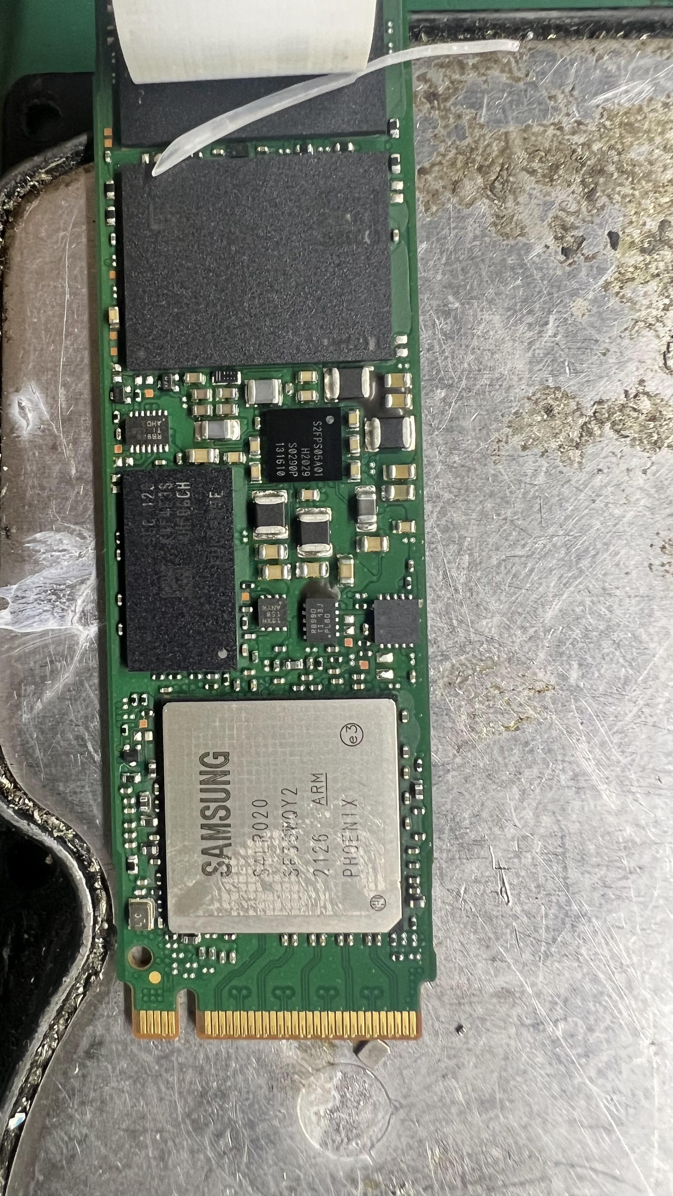 三星512G nvme S4LR020固态硬盘无法识别成功恢复